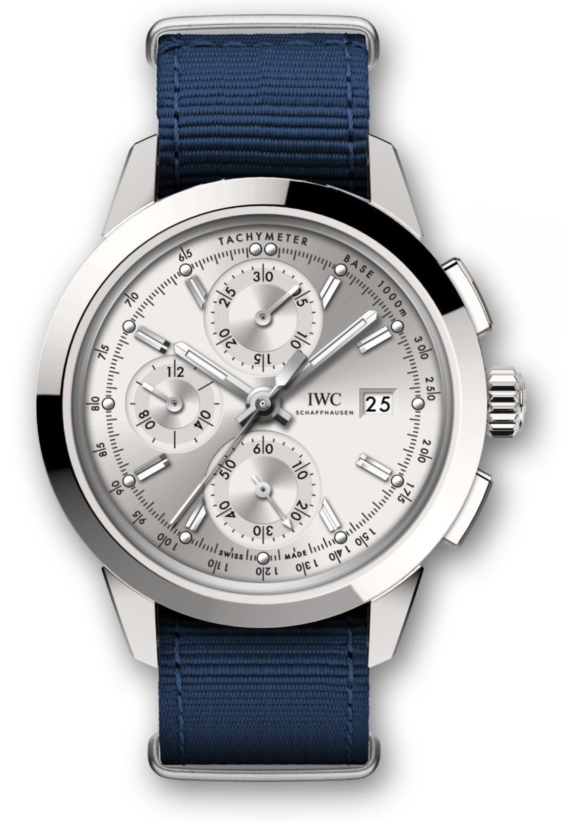 IWC IW3808-AG : Ingenieur Chronograph Custom Stainless Steel / Silver-Rhodium / NATO