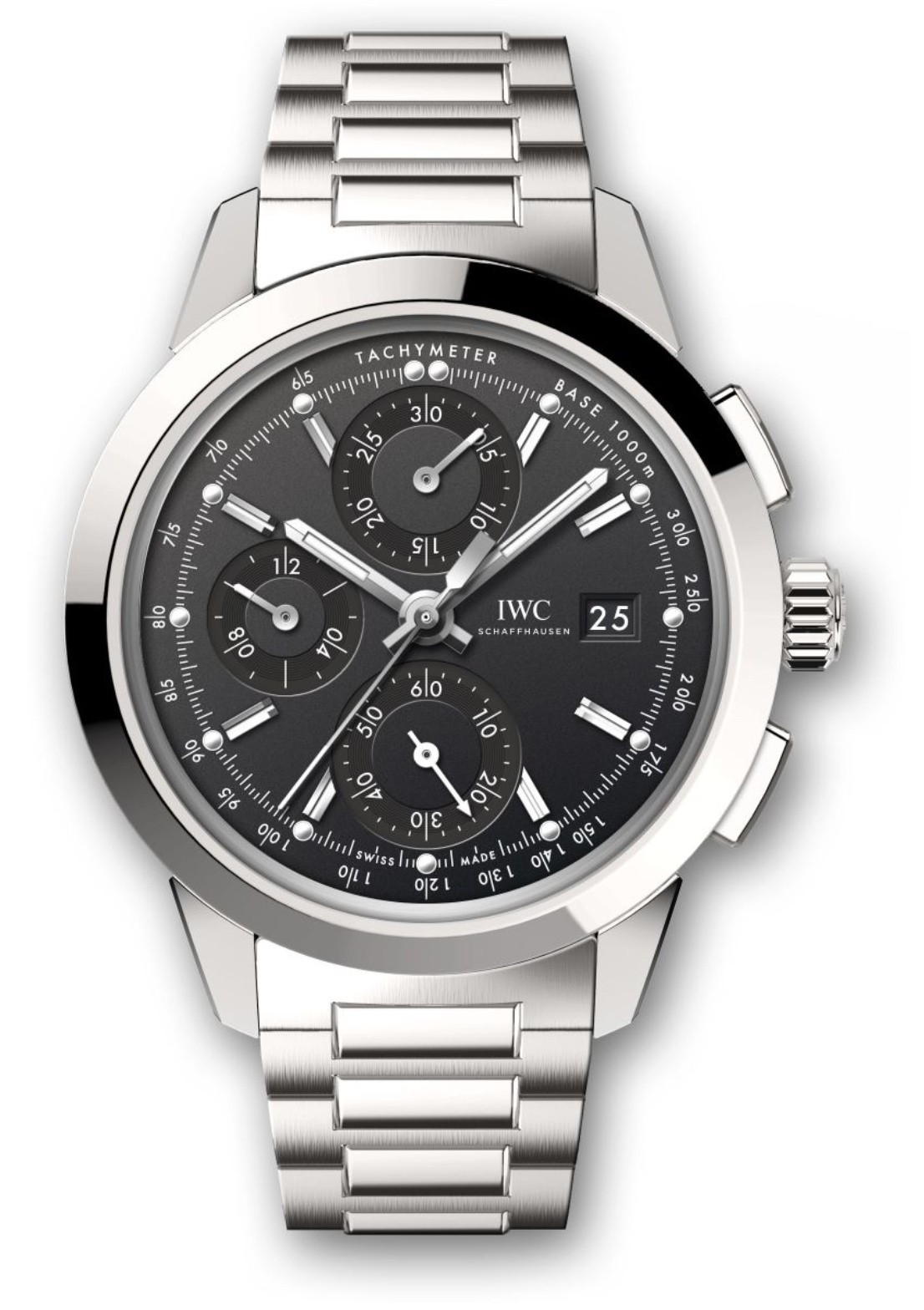 IWC IW3808-BF : Ingenieur Chronograph Custom Stainless Steel / Black-Black / Bracelet