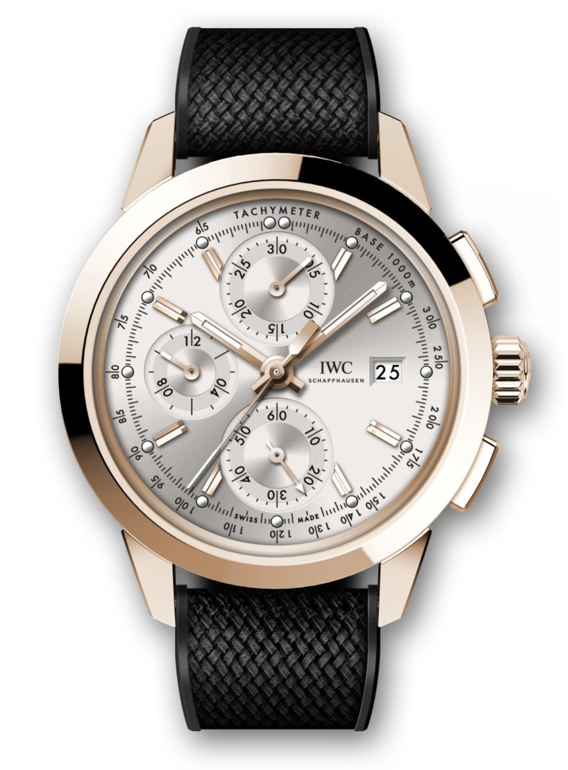 IWC IW3808-CU : Ingenieur Chronograph Custom Red Gold / Silver-Gold / Rubber