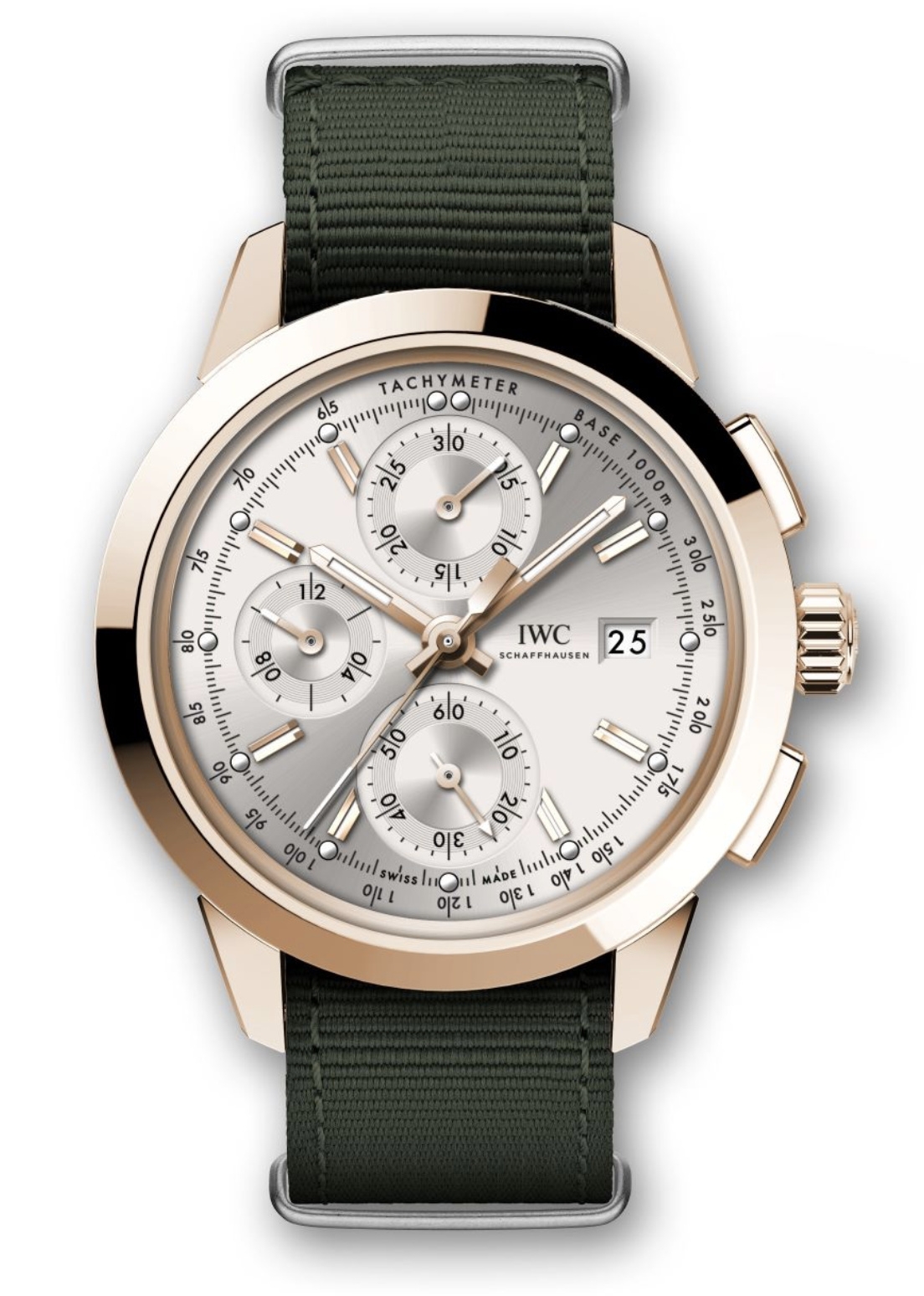 IWC IW3808-CV : Ingenieur Chronograph Custom Red Gold / Silver-Gold / Rubber