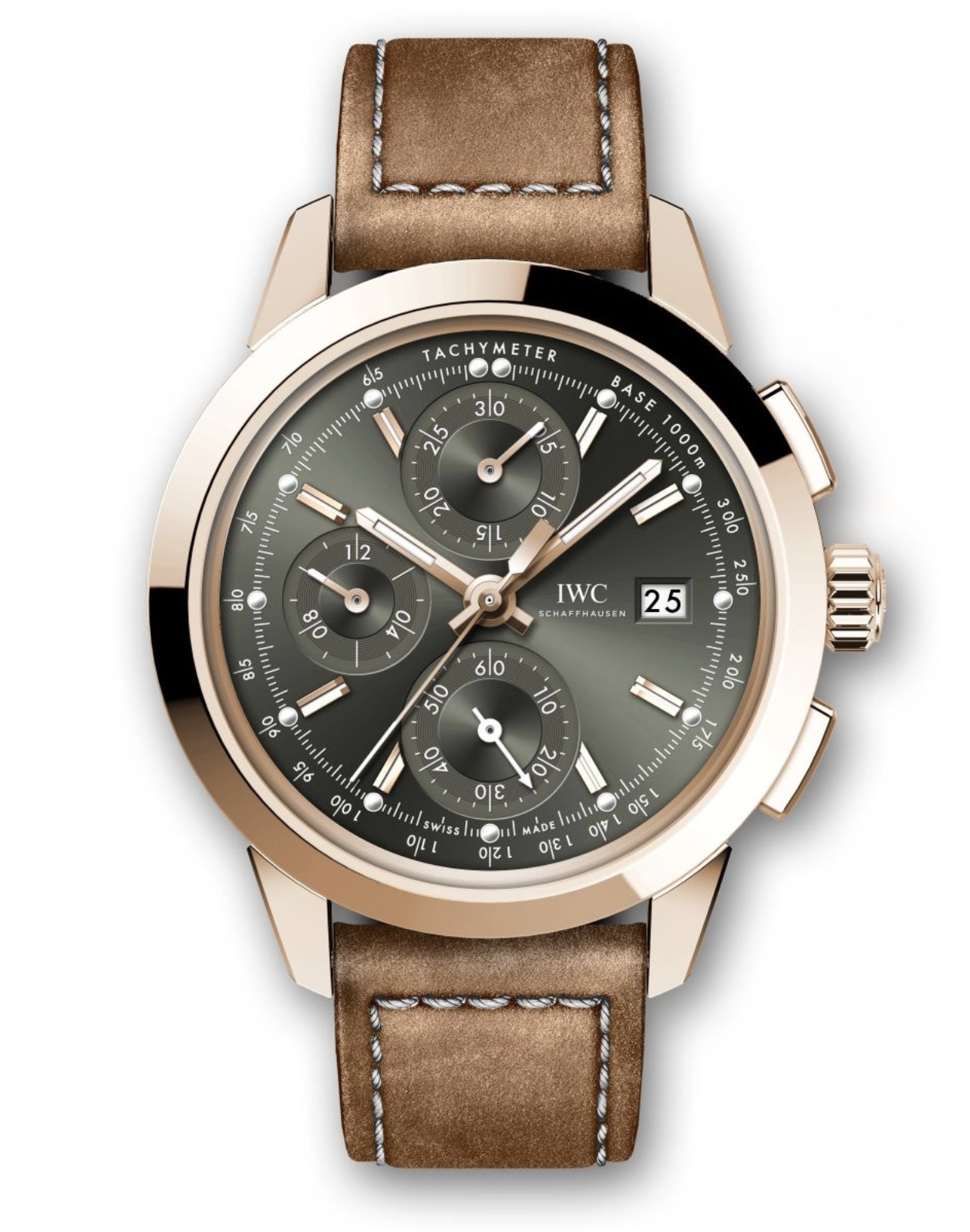 IWC IW3808-CZ : Ingenieur Chronograph Custom Red Gold / Green-Gold / Calf