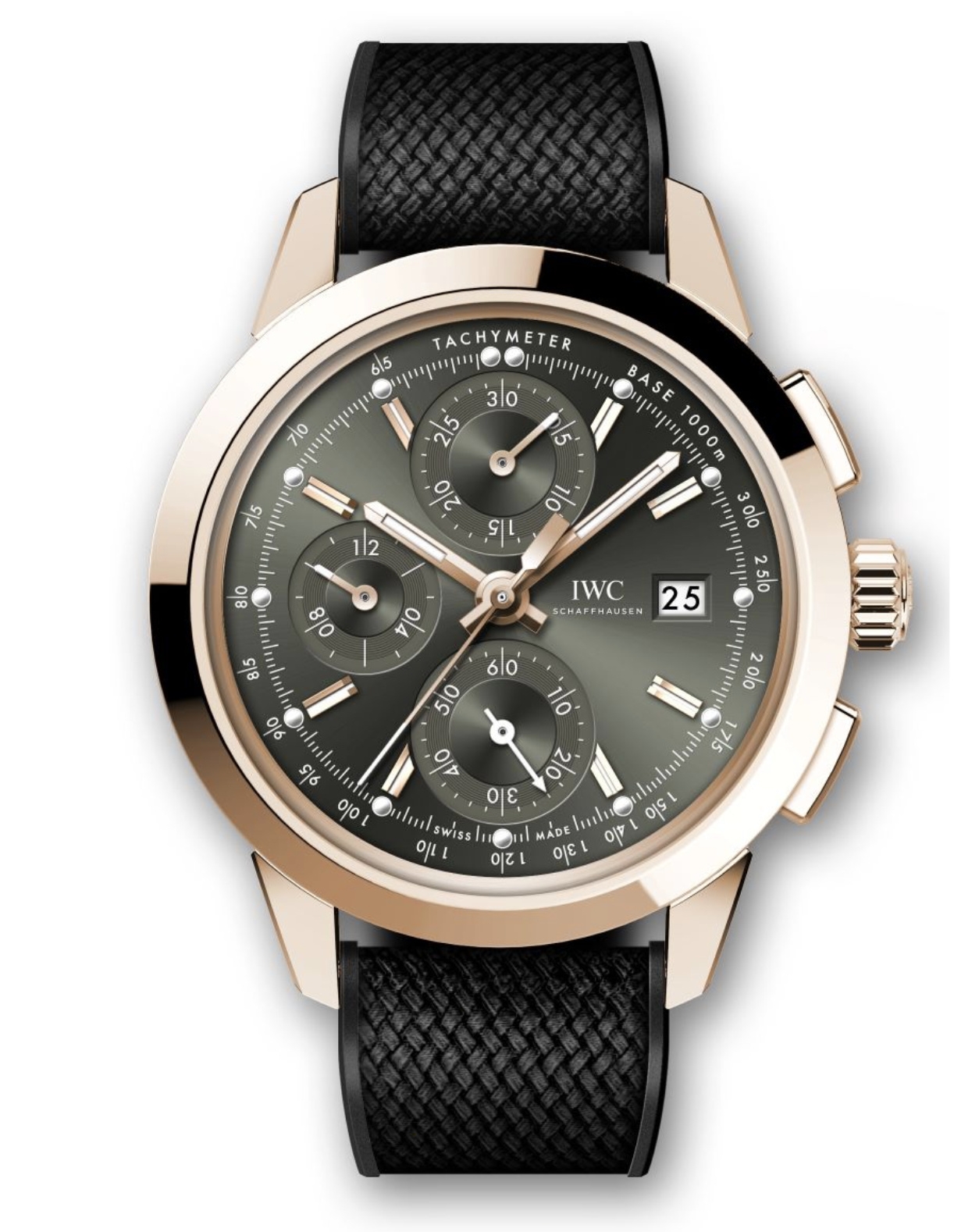 IWC IW3808-DA : Ingenieur Chronograph Custom Red Gold / Green-Gold / Rubber