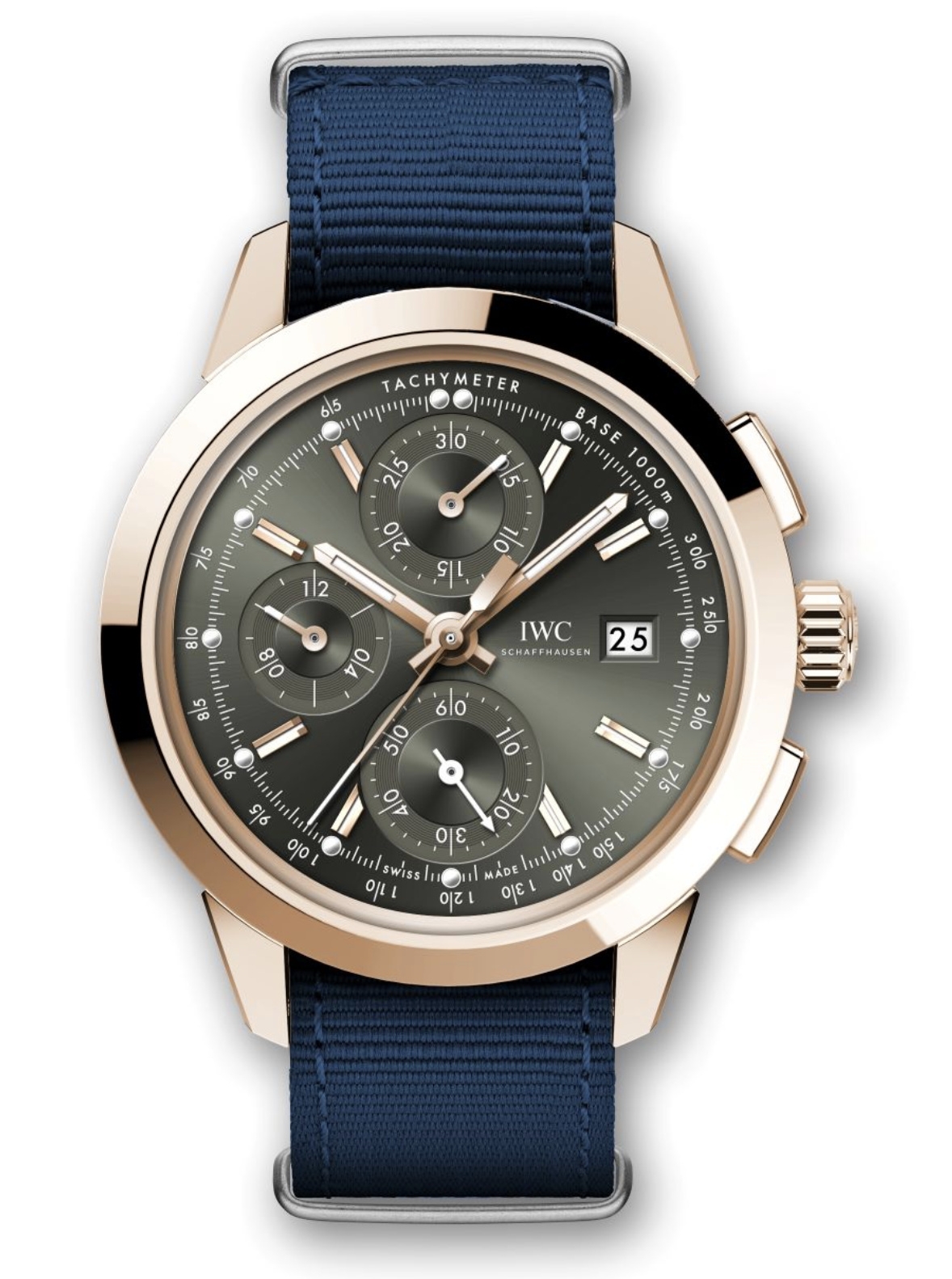IWC IW3808-DK : Ingenieur Chronograph Custom Red Gold / Green-Gold / NATO