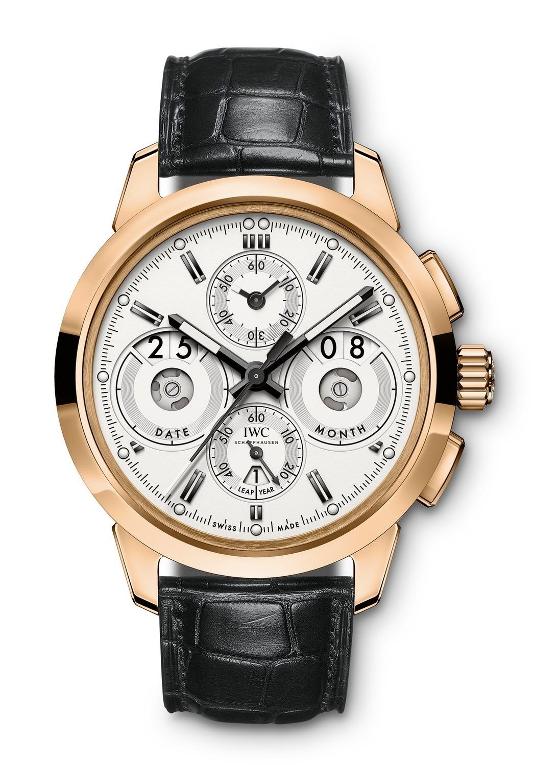 IWC IW3817-01 : Ingenieur Perpetual Calendar Digital Date-Month Red Gold / Silver