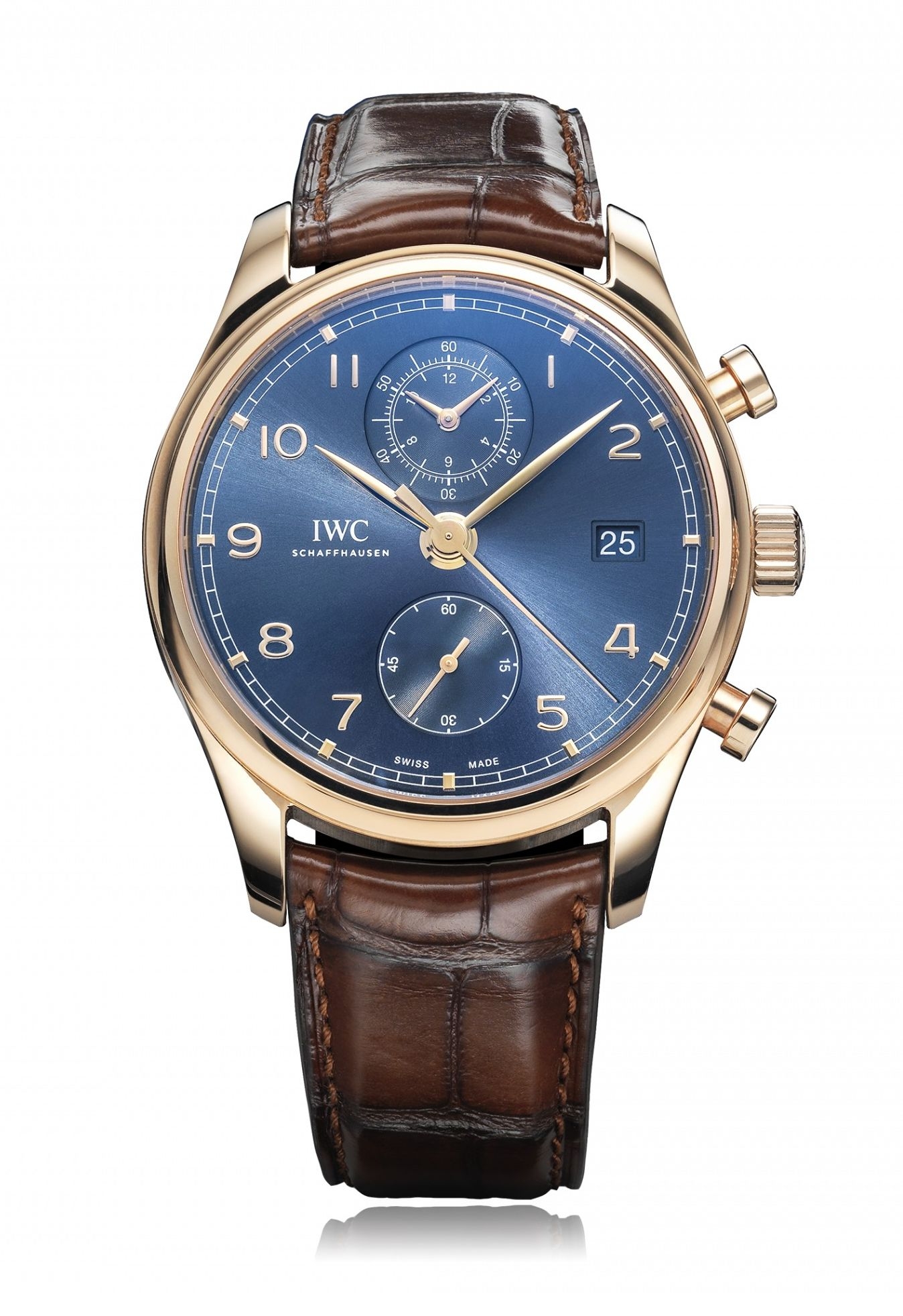 IWC IW3903-05 : Portugieser Chronograph Classic Red Gold / Blue / Bucherer