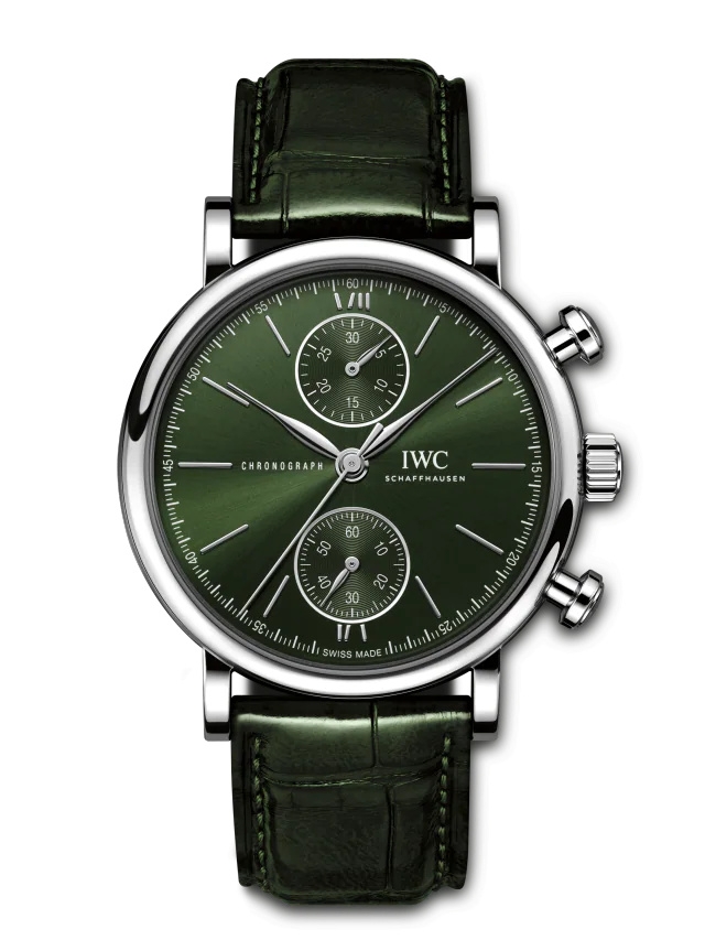 IWC IW3914-05 : Portofino Chronograph 39 Stainless Steel / Green