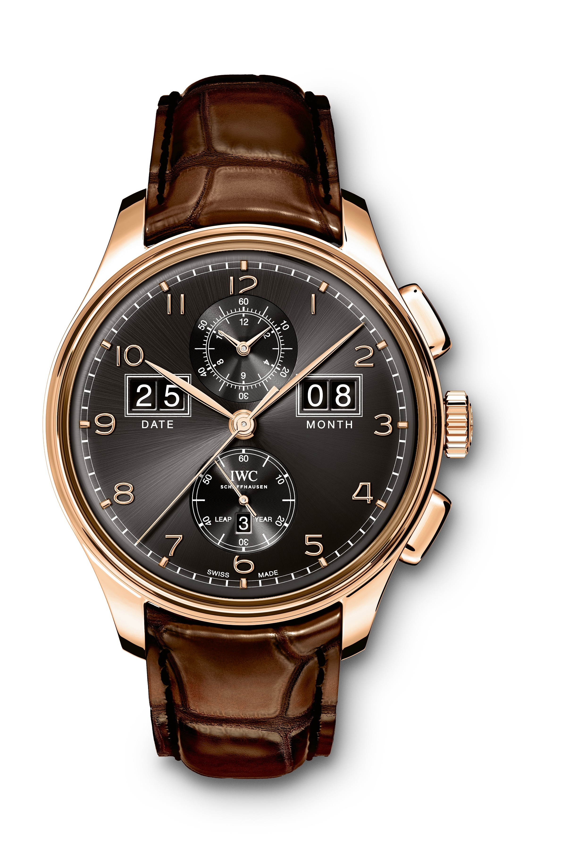 IWC IW3972-02 : Portugieser Perpetual Calendar Digital Date-Month Edition "75th Anniversary" Red Gold / Black