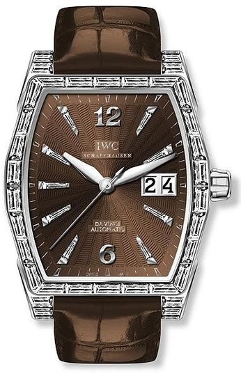 IWC IW4523-32 : Da Vinci Automatic Midsize White Gold / Baguette / Chocolate