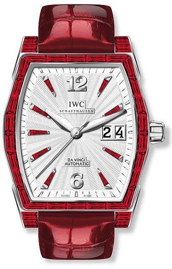 IWC IW4523-33 : Da Vinci Automatic Midsize White Gold / Ruby / Silver