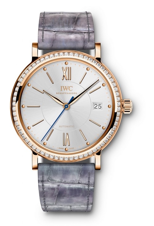 IWC IW4581-07 : Portofino Automatic 37 Red Gold / Diamond / Silver