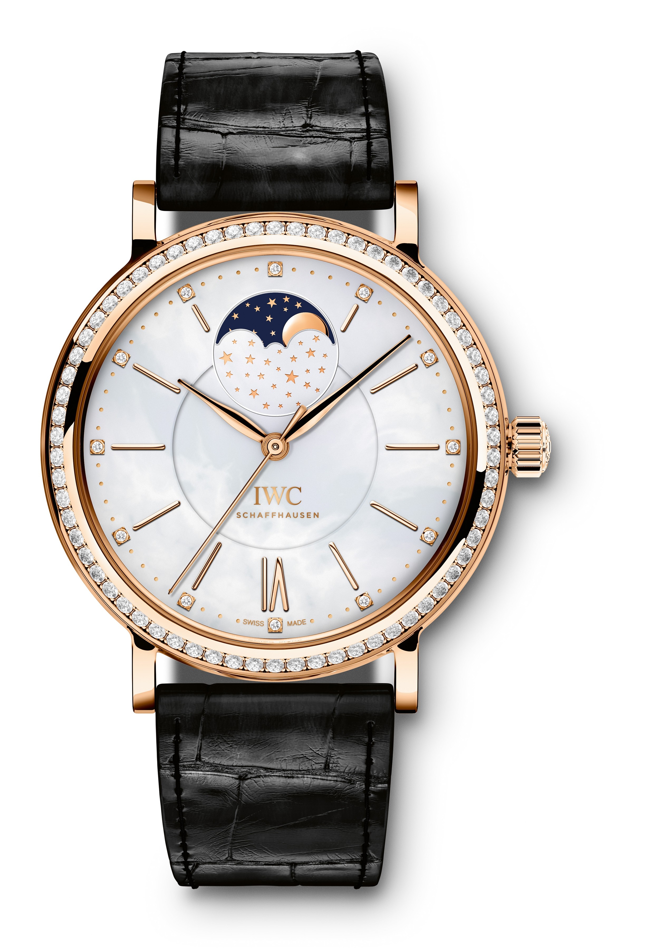 IWC IW4590-02 : Portofino Automatic Moon Phase 37 Red Gold / Diamond / MOP
