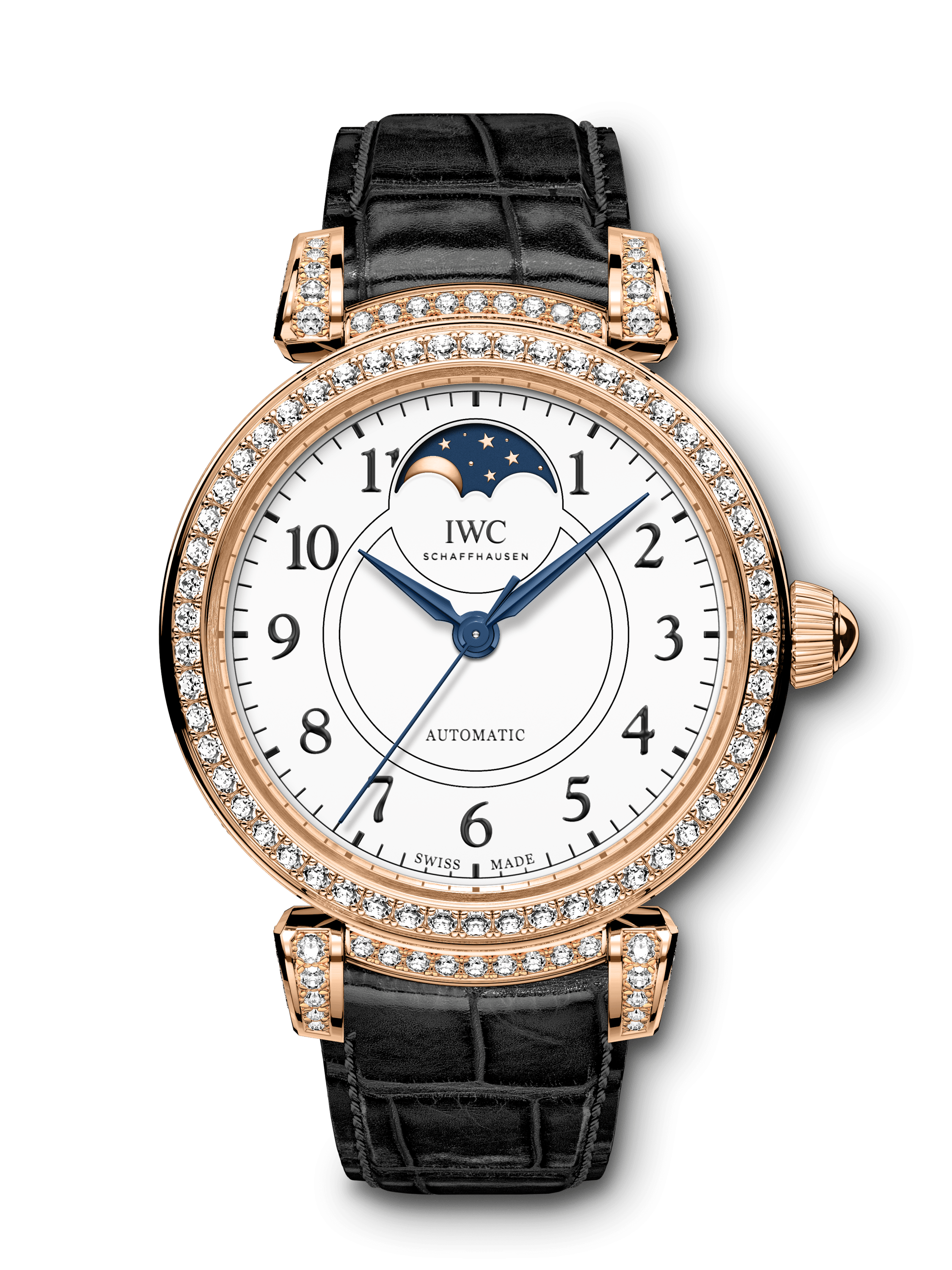 IWC IW4593-04 : Da Vinci 36 Moonphase "150 Years" Red Gold / Diamond / White