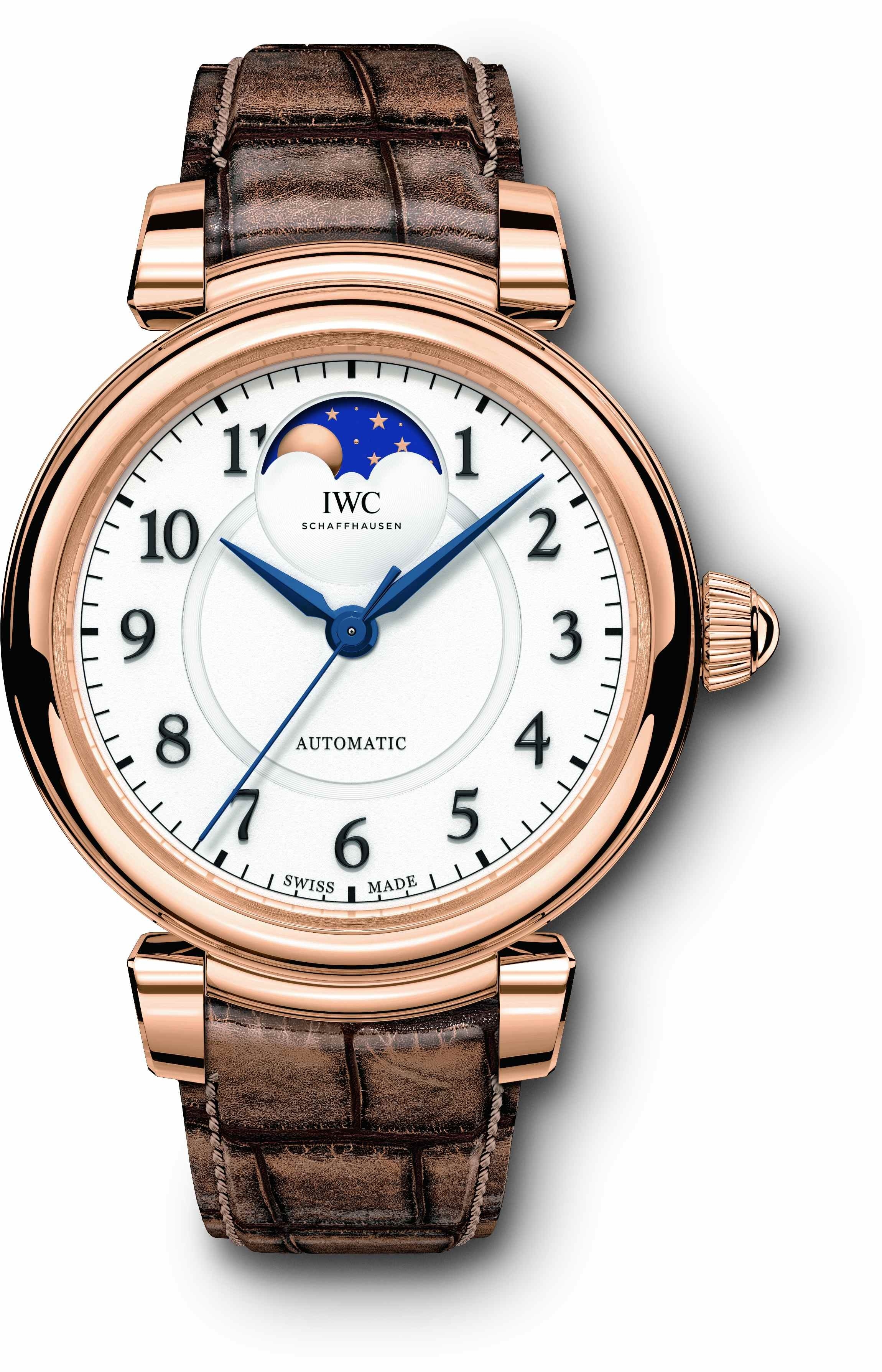 IWC IW4593-08 : Da Vinci 36 Moonphase Red Gold / Silver