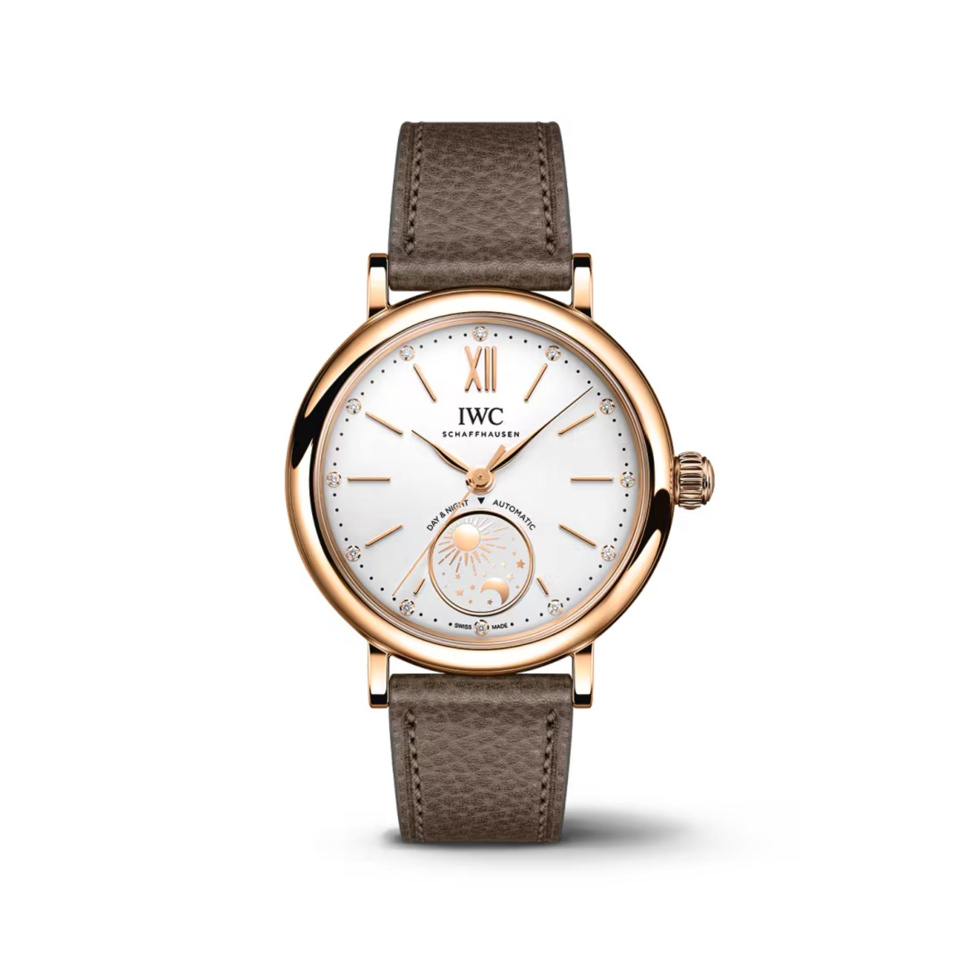 IWC IW4598-05 : Portofino Day & Night 34 Rose Gold / Silver