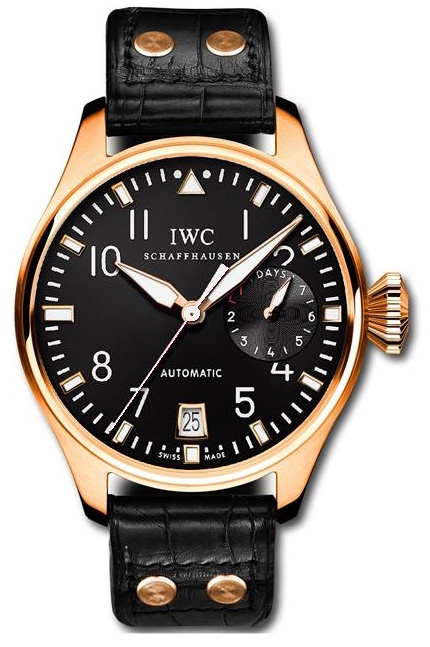 IWC IW5004-08 : Big Pilot Rose Gold / Black / Tourneau