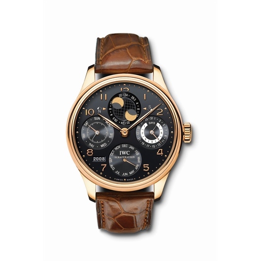 IWC IW5021-19 : Portuguese Perpetual Calendar 5021 Rose Gold / Black