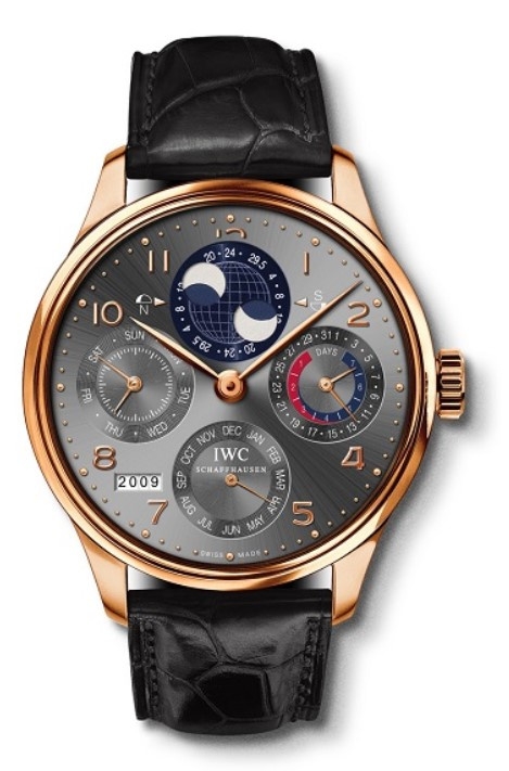 IWC IW502123 : Portuguese Perpetual Calendar 5021 Red Gold / Ardoise