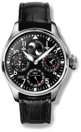 IWC IW5026-05 : Big Pilot Perpetual Calendar Platinum / Black / Sincere