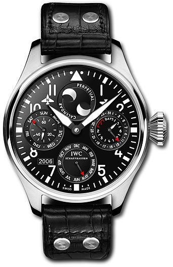 IWC IW5026-07 : Big Pilot Perpetual Calendar Stainless Steel / Black / Bucherer