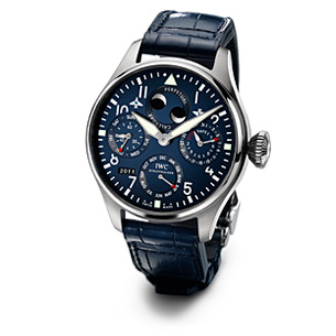 IWC IW5026-36 : Big Pilot Perpetual Calendar White Gold / Blue / Bucherer