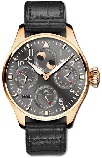 IWC IW5026-38 : Big Pilot Perpetual Calendar Red Gold / Ardoise / Latin America