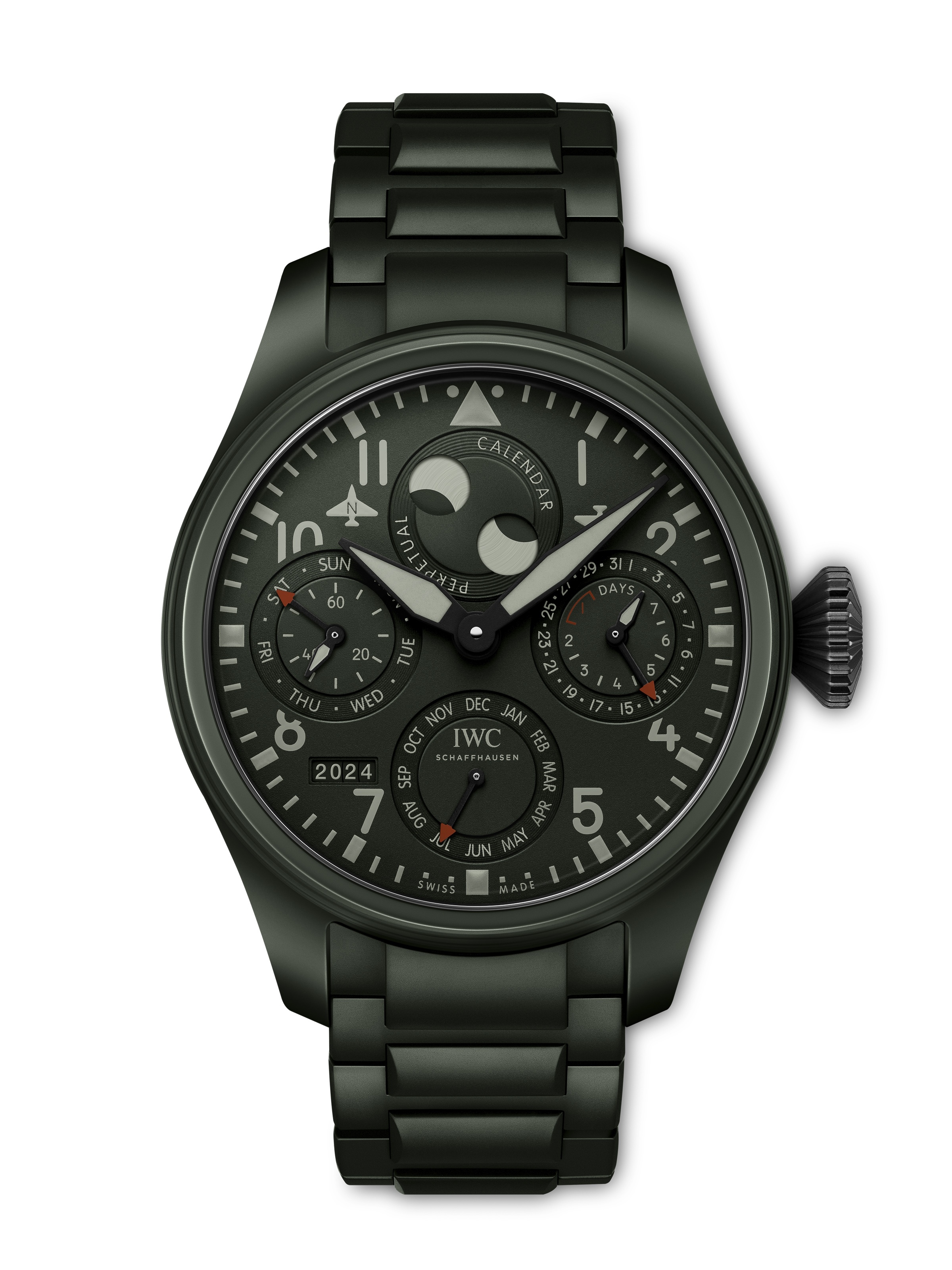 IWC IW5031-01 : Big Pilot's Watch Perpetual Calendar Top Gun Woodland