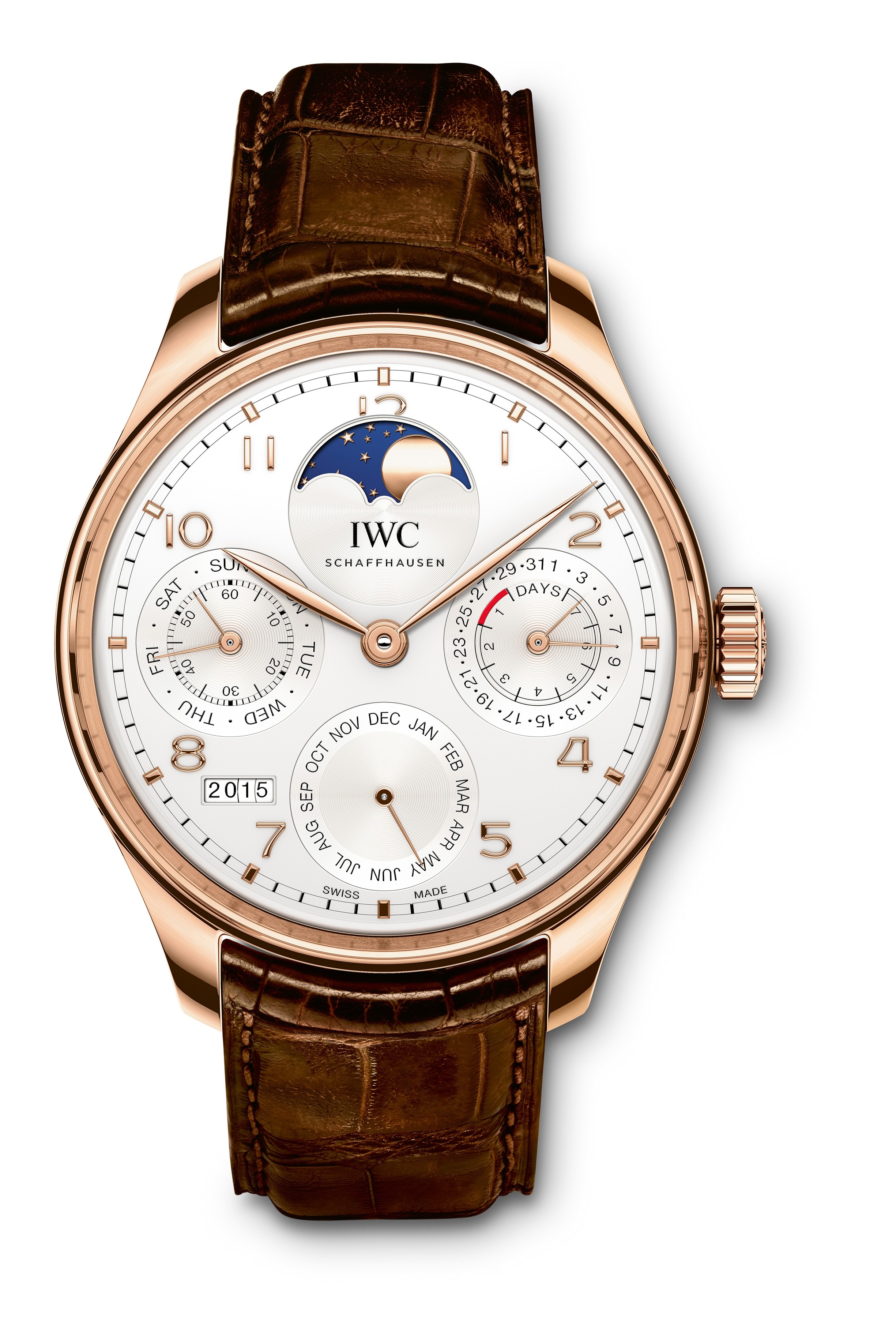 IWC IW5033-02 : Portugieser Perpetual Calendar Single Moon Red Gold / Silver