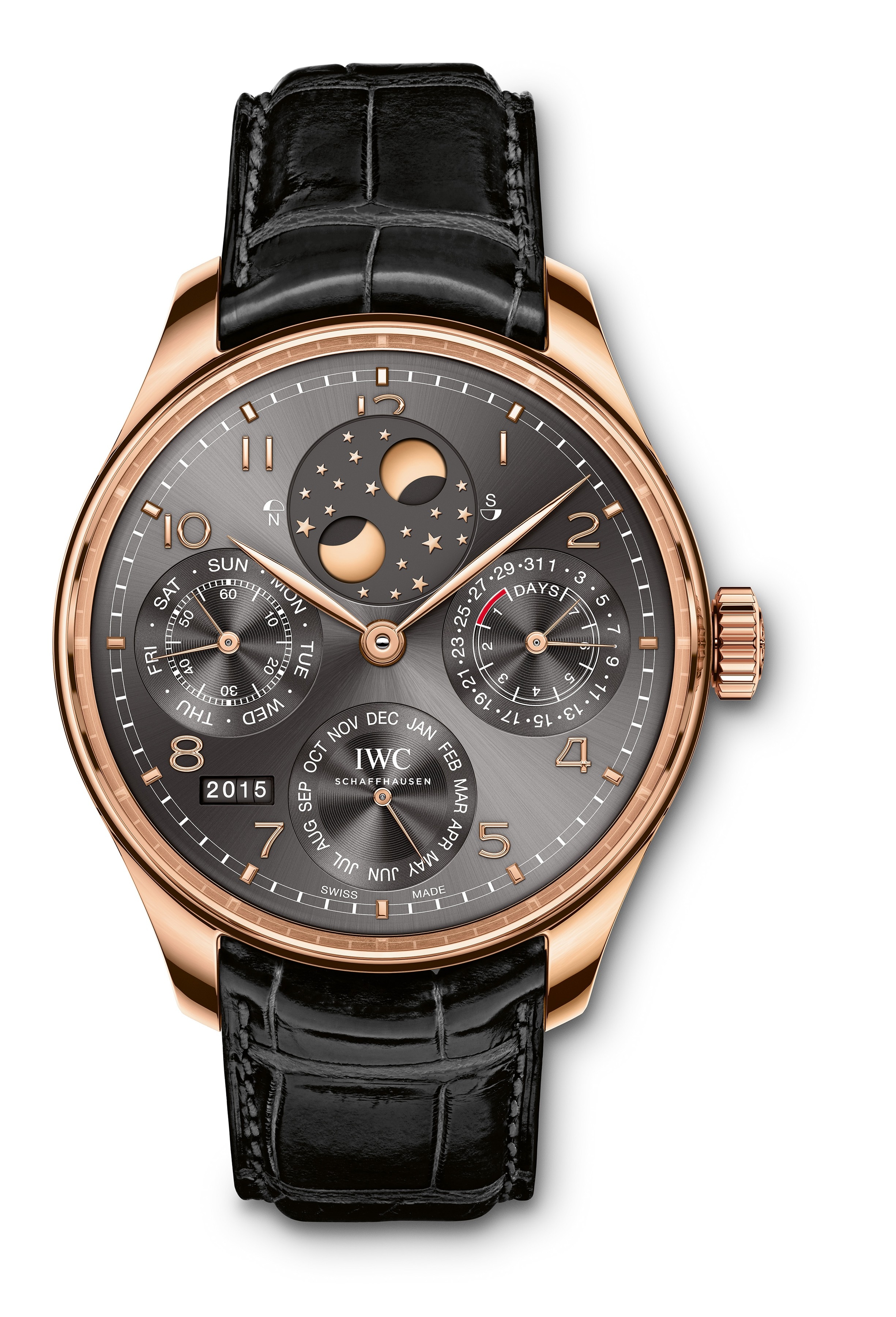 IWC IW5034-04 : Portugieser Perpetual Calendar Double Moon Red Gold / Ardoise