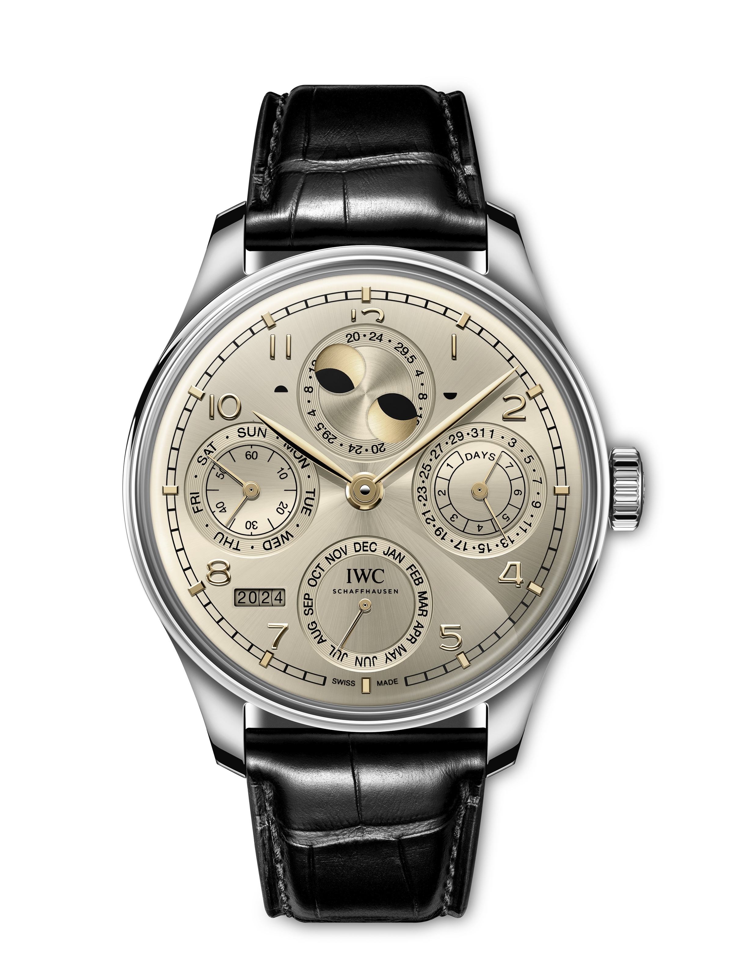IWC IW5037-04 : Portugieser Perpetual Calendar 44 White Gold / Dune