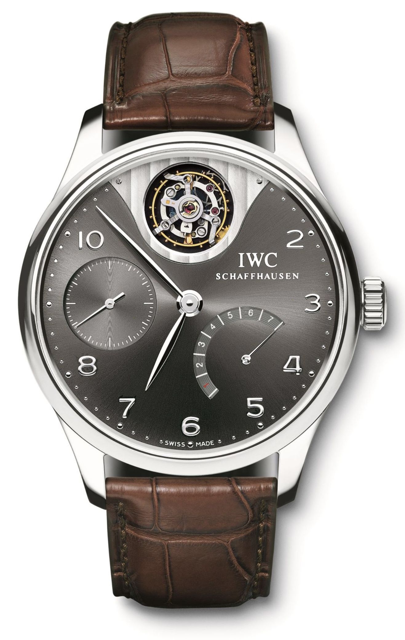 IWC IW5042-07 : Portuguese Tourbillon Mystere White Gold / Ardoise