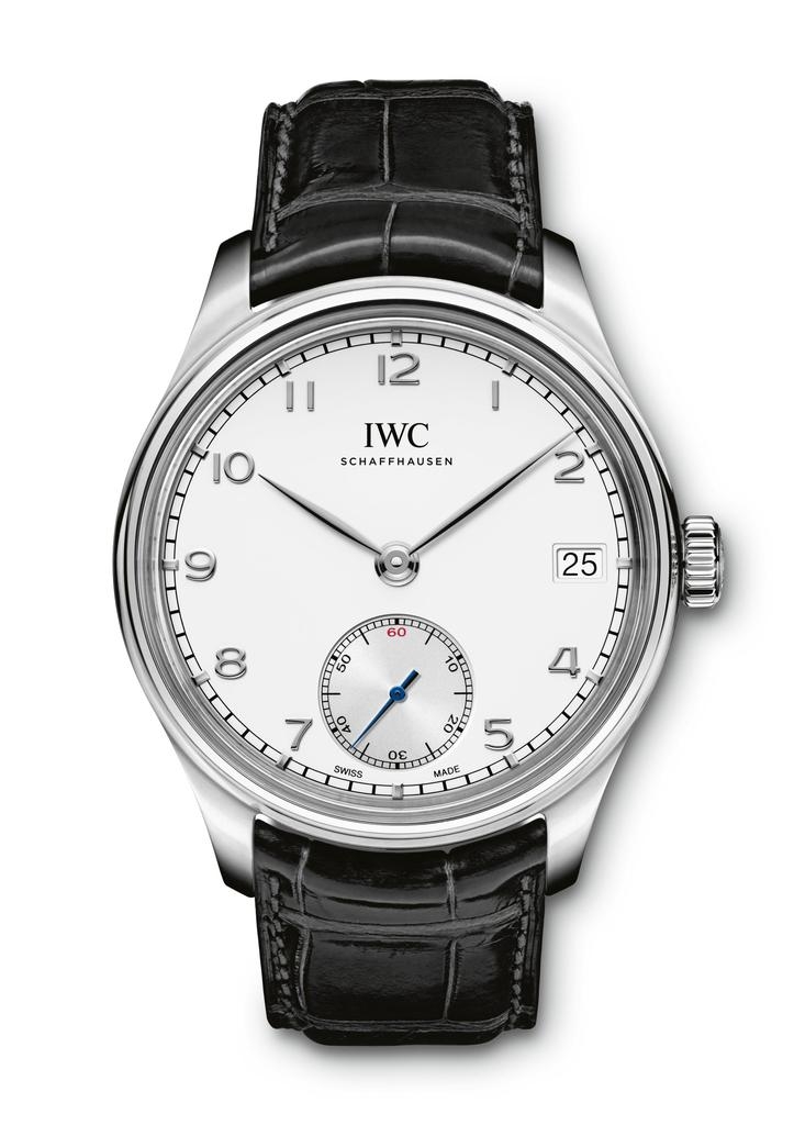 IWC IW5102-03 : Portuguese Hand-Wound Eight Days Stainless Steel / Silver