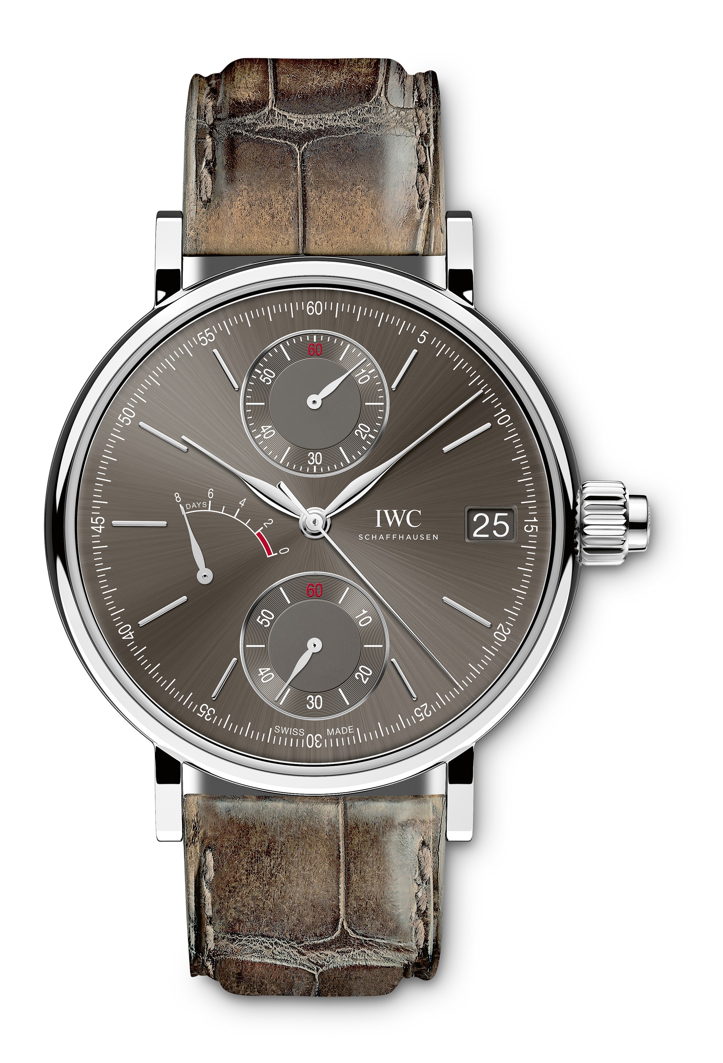 IWC IW5151-03 : Portofino Hand-Wound Monopusher White Gold / Slate
