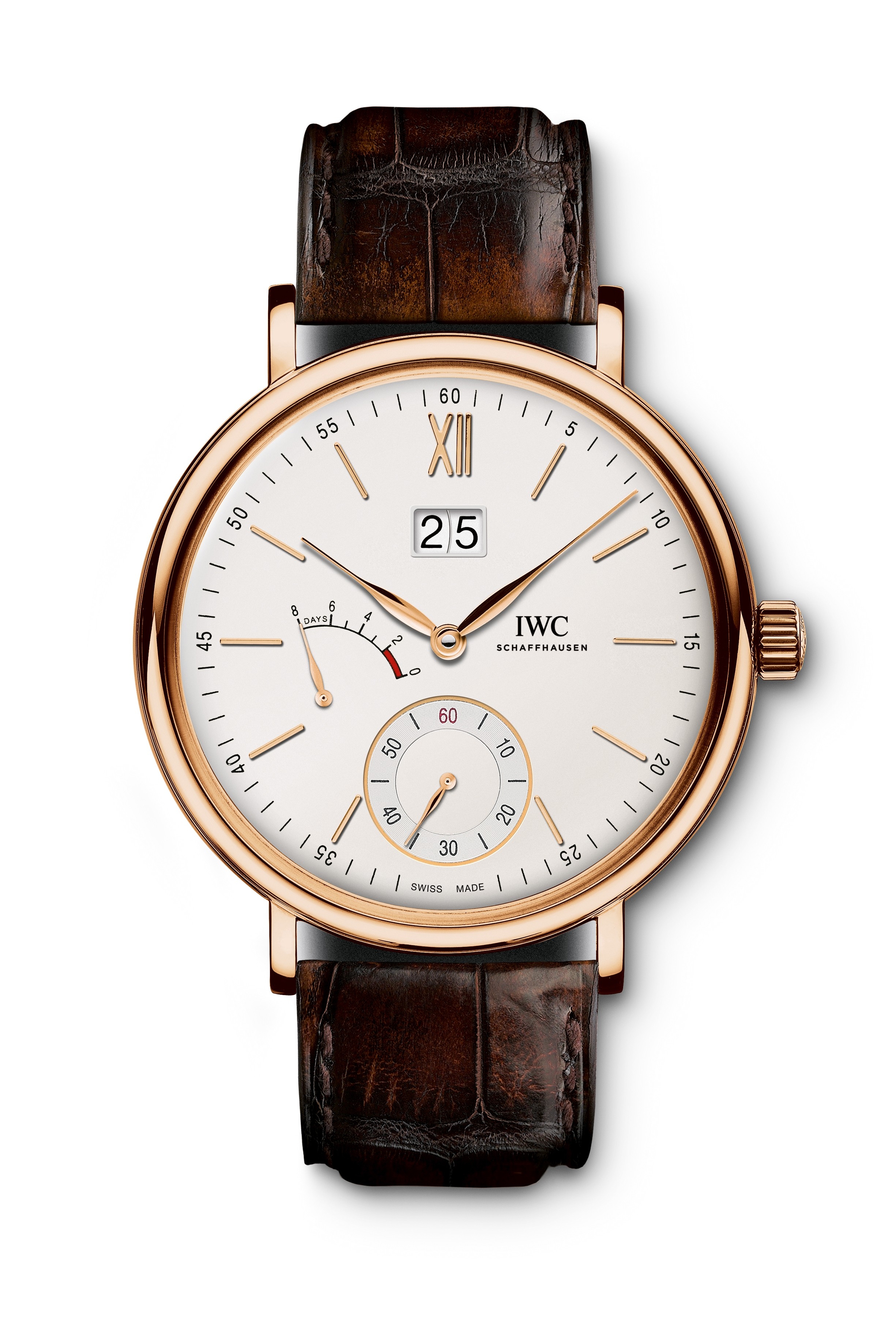 IWC IW5161-02 : Portofino Hand-Wound Big Date Red Gold