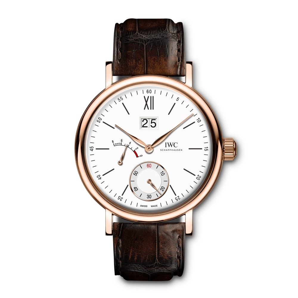 IWC IW5161-03 : Portofino Hand-Wound Big Date Red Gold / Bucherer
