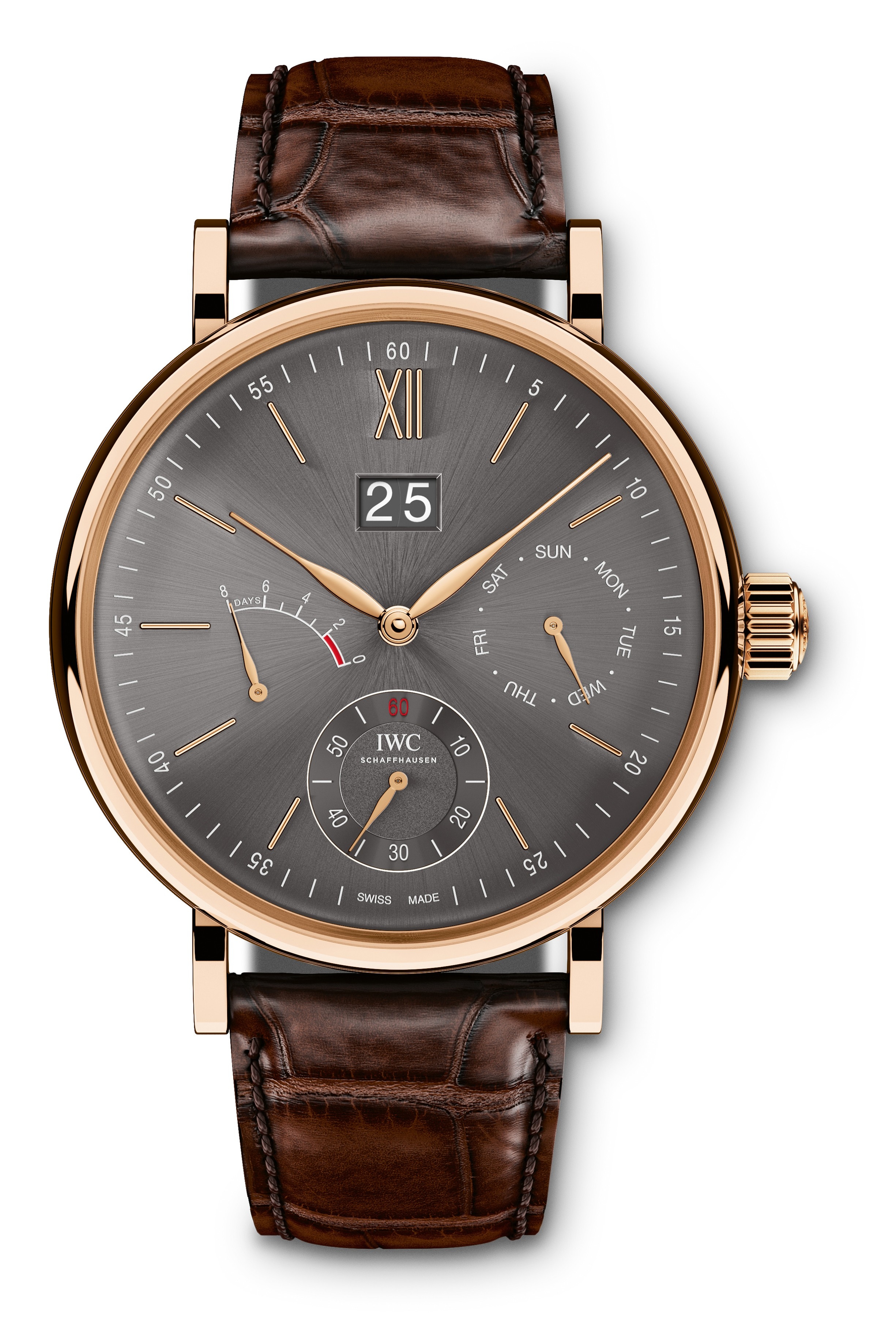 IWC IW5162-03 : Portofino Hand-Wound Day & Date Red Gold