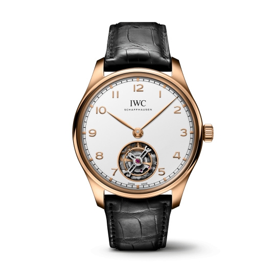 IWC IW5458-01 : Portugieser Hand-Wound Tourbillon Armor Gold / Silver