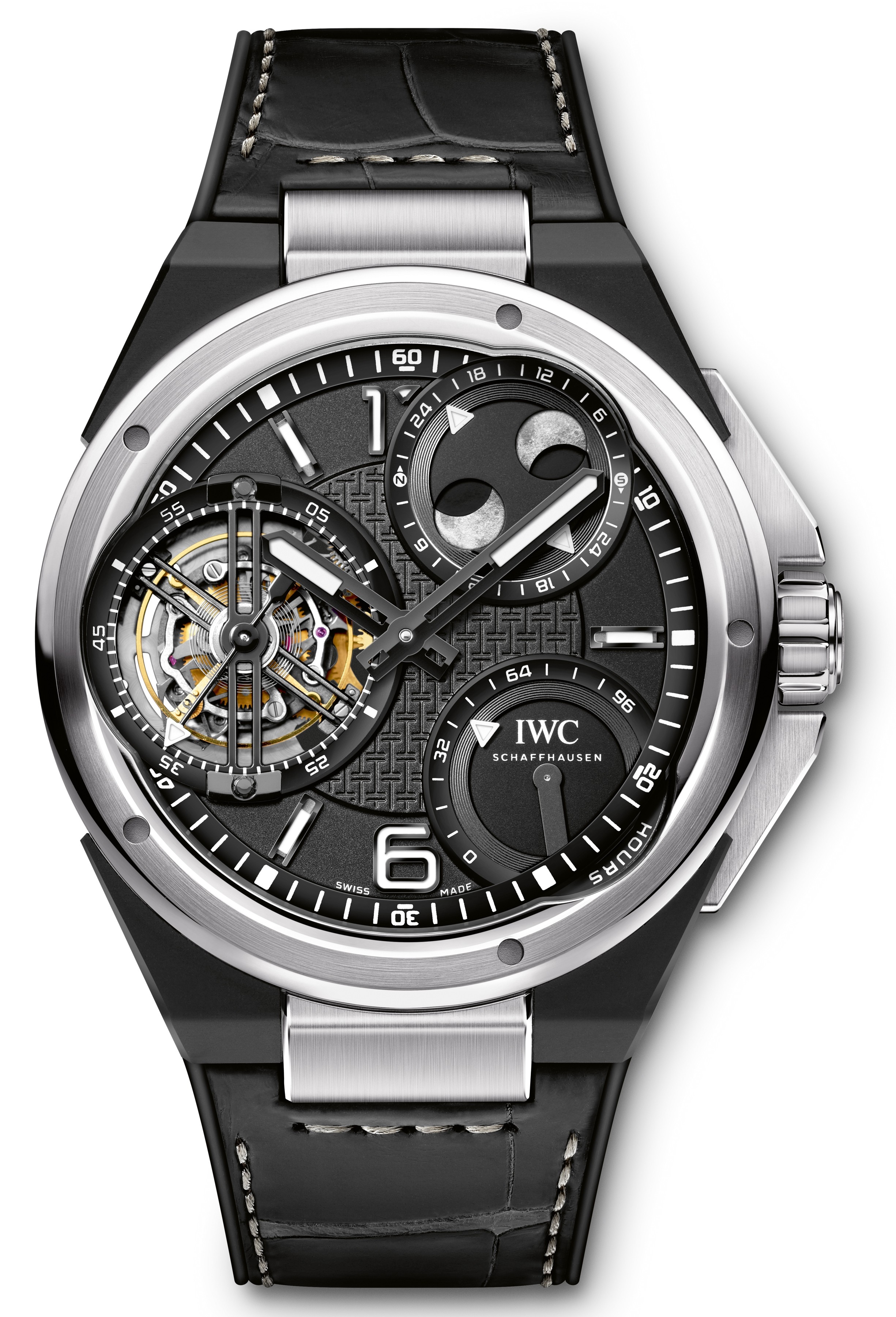 IWC IW5900-01 : Ingenieur Constant-Force Tourbillon Platinum / Ceramic
