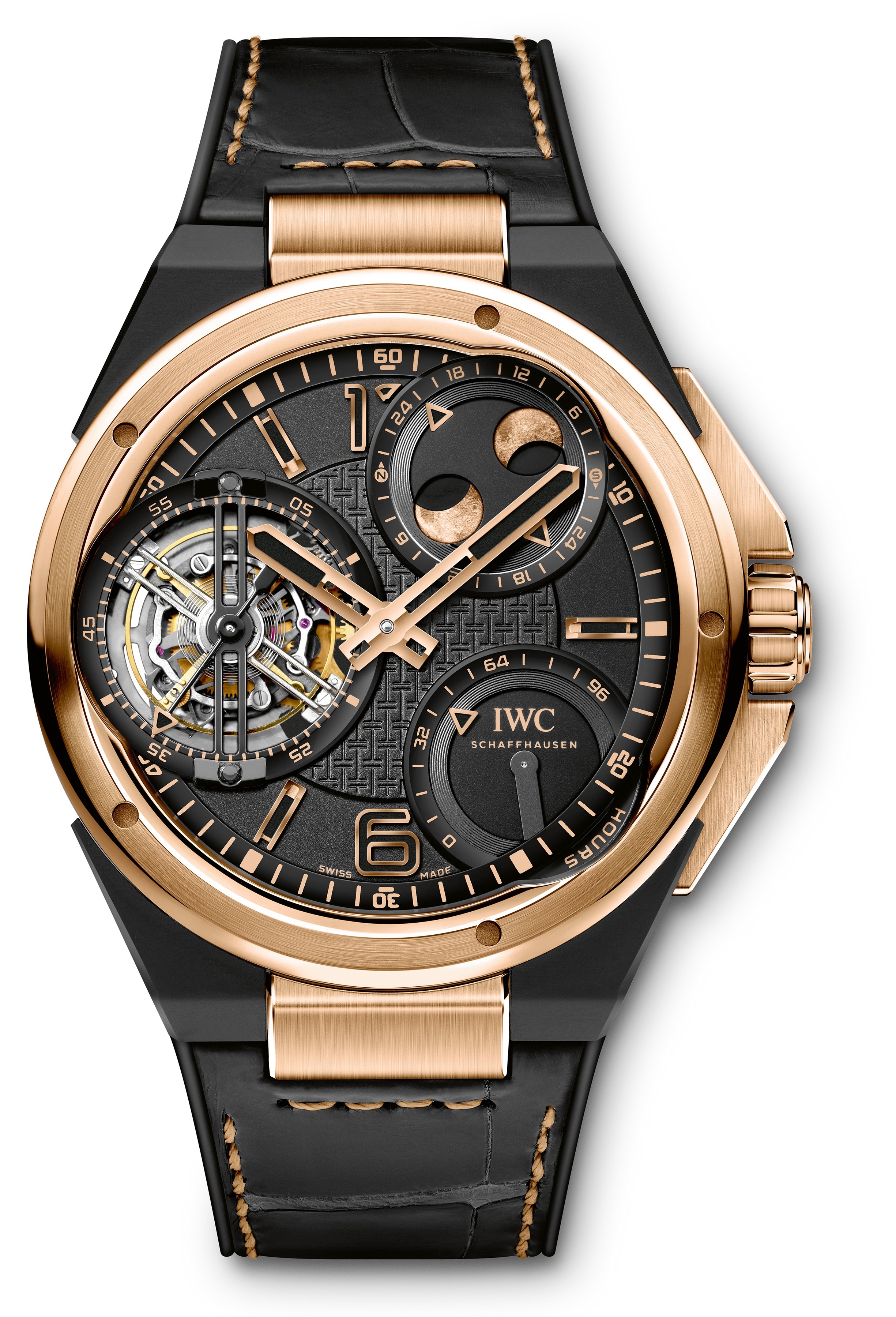 IWC IW5900-02 : Ingenieur Constant-Force Tourbillon Red Gold / Ceramic
