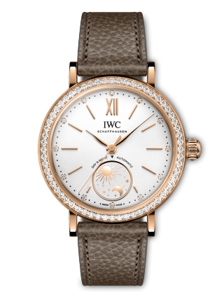 IWC IW6598-02 : Portofino Day & Night 34 Red Gold - Diamond / Silver
