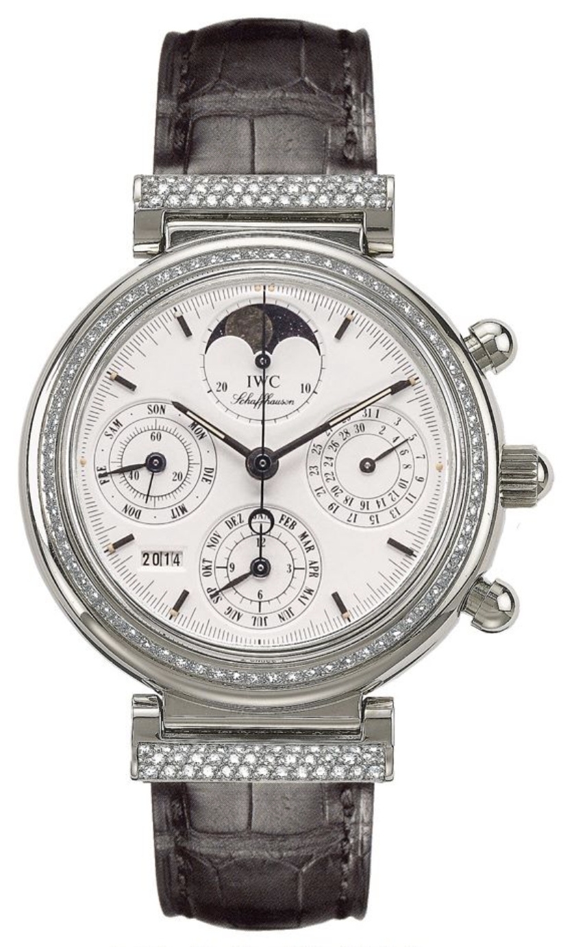 IWC IW8153-11 : Da Vinci Perpetual White Gold / Diamond / White / English