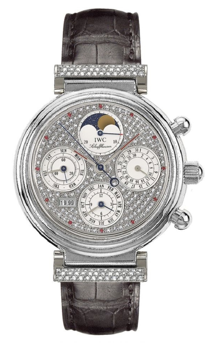 IWC IW8153-18 : Da Vinci Perpetual White Gold / Diamond / Paved / English