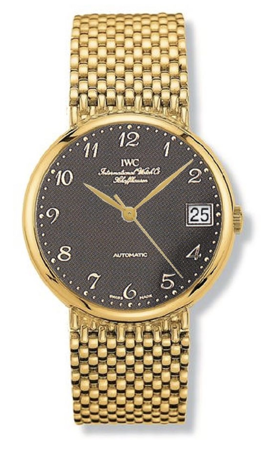 IWC IW9251-04 : Portofino Automatic Yellow Gold / Black - Breguet / Bracelet