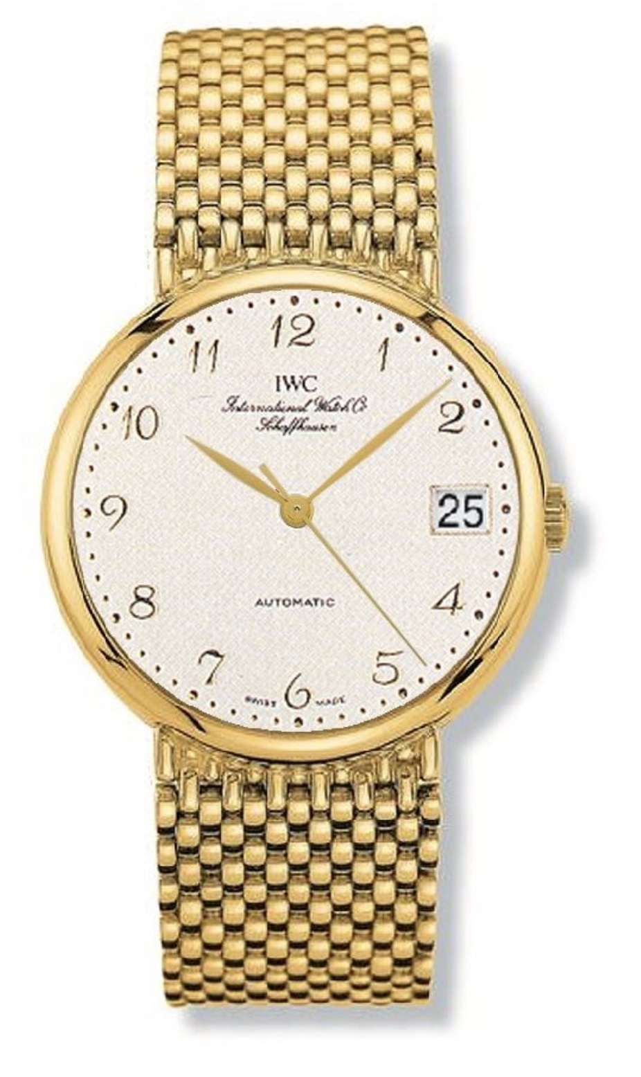 IWC IW9251-05 : Portofino Automatic Yellow Gold / Silver - Breguet / Strap