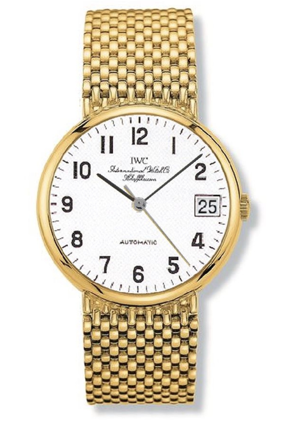 IWC IW9251-06 : Portofino Automatic Yellow Gold / White - Railroad / Bracelet