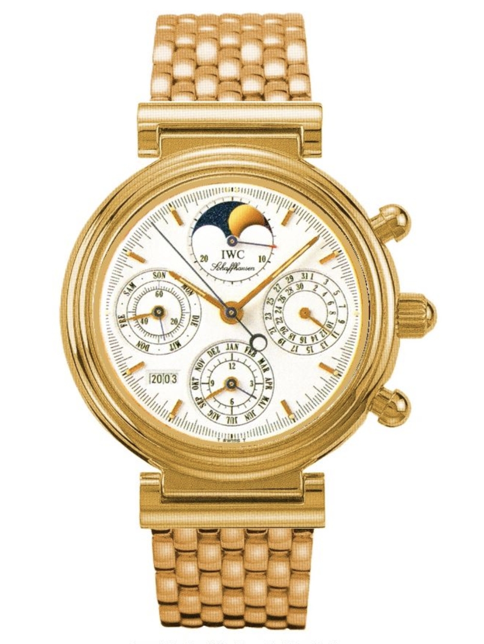 IWC IW9252-13 : Da Vinci Perpetual Red Gold / White / English / Bracelet