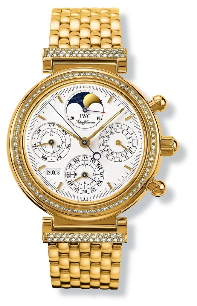 IWC IW9253-01 : Da Vinci Perpetual Yellow Gold / Diamond / White / German / Bracelet