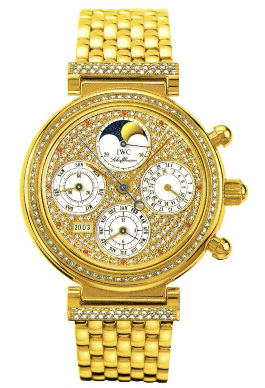 IWC IW9253-05 : Da Vinci Perpetual Yellow Gold / Diamond / Paved / German / Bracelet