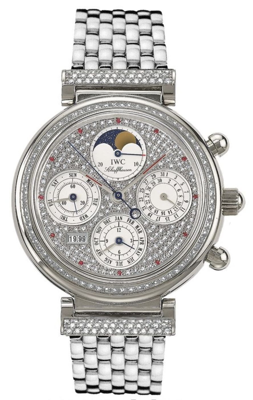 IWC IW9253-14 : Da Vinci Perpetual White Gold / Diamond / Paved / Italian
