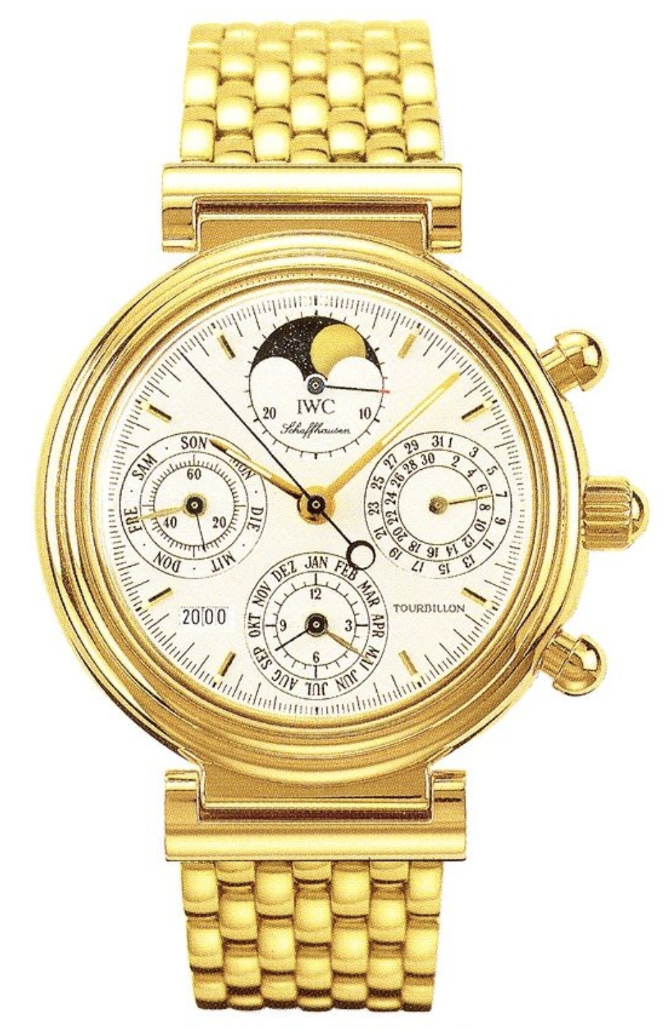 IWC IW9267-01 : Da Vinci Tourbillon Yellow Gold / German / Bracelet