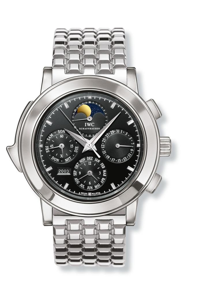 IWC IW9270-18 : Grande Complication 3770 Platinum / Black / German / Bracelet